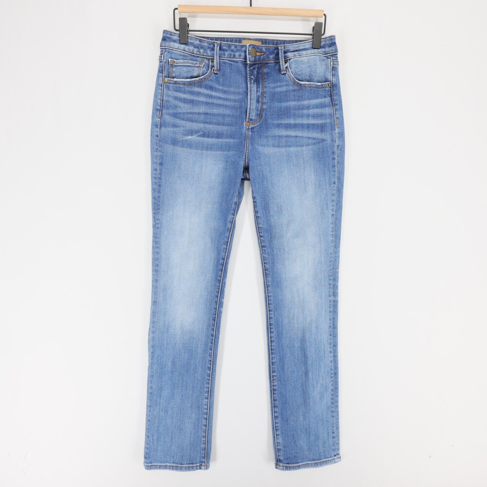 Driftwood Audrey Jeans Womens 29 Blue Straight Leg High Rise Stretch Denim